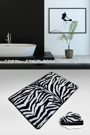 Mijölnir Alfombrilla de baño Striped 70 x 120 cm Multicolor